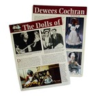 Vintage Dewees Cochran Dolls History Articles 26 Pages With Photos