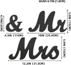 Mr And Mrs Sign   Just Married Banner mr   Mrs Signs For Wedding Table large Woo