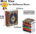 30 Pack 1 12 Scale Miniatures Dollhouse Books Assorted Timeless Miniatures Books