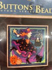 Magic Brew Cross Stitch Kit  Mill Hill  Buttons Beads Autumn Series 2012 Witch