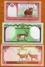 Set Nepal  5-10-20 Rupees  2020 P-76-77-78-new Unc New Date And Signature