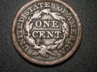 1849 Large Cent   Braided Hair   Free Shipping