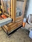 Vintage Antique Quartersawn Oak School House Cabinet 74    W X 90    H X 32 20    D