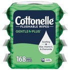 Cottonelle Gentleplus Flushable Wipes  4 Packs  42 Wipes Per Pack
