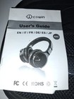 Cowin E7 Active Noise Cancelling Wireless Bluetooth Headphones Mic Black Glossy