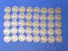 Vintage Lot Of 40 Partial Date Circulated Buffalo Nickels 1913 - 1938
