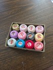 Vtg Star Tatting Thread Cotton Crochet Mixed Lot 11 Variegated Colors Used Iob