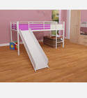 Dhp Kids Loft Bed - White - With Slide