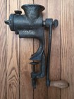 Antique Russwin No  3 Meat Grinder Wood Handle Works