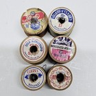 Vintage Lot Of 26 Wooden Spool Sewing Thread Mix Of Star Talon Star Lily Clarks 
