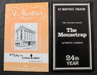 23 X St Martin s Theatre Programmes  Sleuth  Agatha Christie  Oscar Wilde
