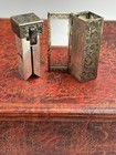 Romantic Antique Sterling 800 Lipstick Compact 19th Century Mint