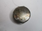 Vintage Silver Pill Box Round Hinged Lid Tarnished Outer Lw Makers Mark 2 5 