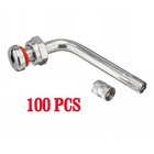 100 Kits New Tr545d Truck Tire Valve Stems For New 22 5   24 5 Alcoa Aluminum