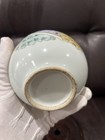 Antique Chinese Handmade Painting Famille Rose Porcelain Figure Vase