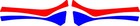 Jt Racing Usa Vintage Supercross Reproduced Mouth  Rock Guard Decal Set