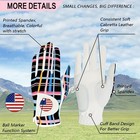 Women s Left Hand Golf Glove 1 Pack With Ball Marker breathable Soft Grip Design