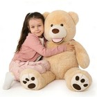  Giant Teddy Bear Plush big Teddy Bear Stuffed Animal adorable 39 Inches Tan