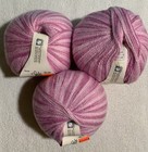 Lot Of 3 Yarn Bee Awesome Ombre In Orchid 3 5oz 435yds