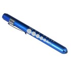 Set 2 Pink Blue Aluminum Penlight Pocket Medical Led With Pupil Gauge Reusable
