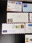 Worldwide Postal History Cover Airmail Registered Multi Country Lot Of 10