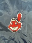Rawlings Cleveland Indians Pullover Mens Xl Blue Vintage Mlb Vented Windbreaker