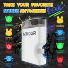 Portable Pepper Shaker One Button Powder Dispenser Leak Resistant Mini