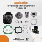 100cc Top End Cylinder Engine Kit For Polaris Sportsman 90 Scrambler Predator 90