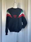Vintage Adidas Rocky 4 Sweatshirt Mens Lg Black Pullover Italian Flag 80s Rare