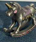 Hudson Creek Fine Pewter Vintage Collectible Rocking Unicorn Figurinine  2907