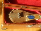 Cased Souvenir Uyghur Kashgar Tembor  tanbur  57cm Lute - 5 Strings   3 Strings