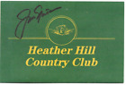 Jack Nicklaus Signed Autographed Heather Hill Scorecard Hof Goat 2