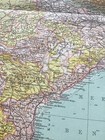 Vintage Antique Map India  Nepal  Tibet   Historical Map Indian Subcontinent