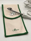 Clover Needlecraft Mini Iron For Quilting Sewing Mci-900 With Storage Tote Bag