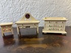 Vintage Miniature Dollhouse 3 Piece Bedroom Furniture Set 1 12  Read