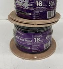 Lot Of 2 Southwire 500ft 18 Rg6 Dual Shield Cu Catv Cm cl2 Coaxial Cable Black