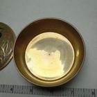 Vintage Enamel Owl Design Brass Trinket Box Made In India- Rare-beautiful 