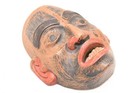 Vintage Haida Pacific Northwest Carved Carved Wood Paint Painted Tlingit Mask