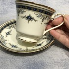 Minton Grasmere Blue Cup   Saucer Fine Porcelain Mint Never Used