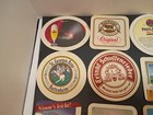 Vintage German Beer Paper Cardboard Coasters Lot Of 20 Assorted Pub Bar Rare