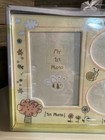 My First Prints Disney Pooh Photo Hand Footprint Yellow Picture Frame