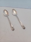 1847 Rogers   Bros Eternally Yours Lot Of 2 Serving Spoons Silverplate See