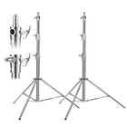 Stainless Steel Light Stand 9 2ft 2 8m Heavy Duty Tripod - 2-pack For Photograph