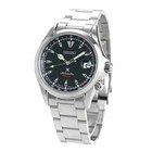Seiko Men s Prospex Alpinist Black Dial Stainless Steel Bracelet Watch Spb117