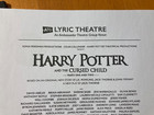2018 Harry Potter Broadway Souvenir Program - Large   Insert