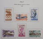 Italy - 1960 - Lot Of Stamps On Album Page  - Used   Mh