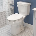 Two-piece Toilet 17 5   Ada Height Bowl With Soft Close Seat map 1000g Elongated