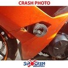 Shogun Kawasaki Ninja 650 Z650 2017-2026 No Cut Frame Sliders Black 750-4519