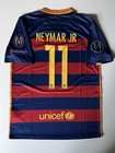 Barcelona 2015 16 Neymar Jr  11 Home Soccer Jersey Champions League  medium 