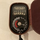 Weston Master Ii Light Meter Universal Exposure Model 735 Leather Case Usa
